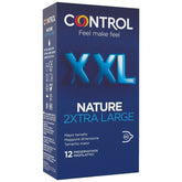 CONTROL - NATURE CONDOMS 2XTRA LARGE XXL - 12 UNITS